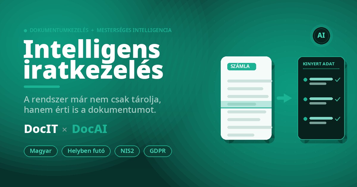 Intelligens iratkezelés: hogyan emeli a mesterséges intelligencia új szintre a dokumentumkezelő rendszert?